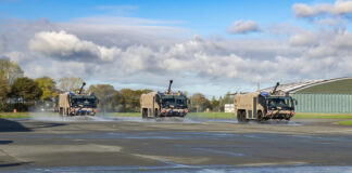 Rosenbauer: Panther-Feuerlöschfahrzeuge für Belgien Rosenbauer Panther-Löschfahrzeuge für die belgischen Streitkräfte – ©Belgien MoD