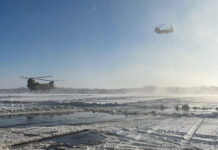 Niederländische Chinooks trainieren White-out-Szenarien Niederländische Chinooks trainieren White-out-Szenarien – ©Mediacentrum Defensie