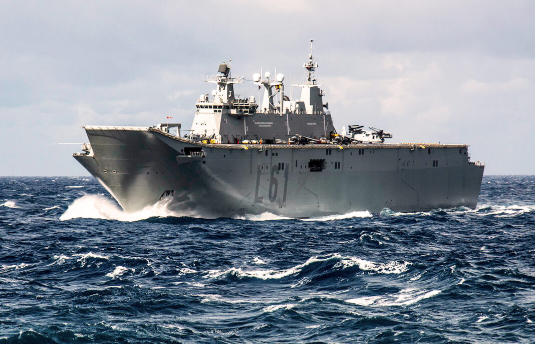 Light aircraft carrier "Juan Carlos I" - ©German Navy photo by Photographer PO1/OR-6 Alyssa Bier