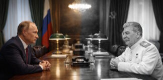 1,416 days: Ukraine war has lasted longer for Russia than the Second World War Vladimir Putin and Josef Stalin - ©Militär Aktuell/Rosenkranz