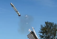 Aerovironment & GDLS show PERCH Loitering Munition Launcher Aerovironment & GDLS show Perch Loitering Munition Launcher - ©GDLS