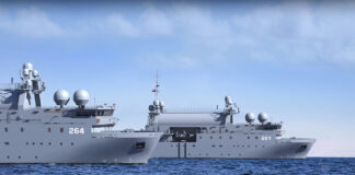 Saab launches second Polish SIGINT ship Polish SIGINT ships - ©Saab