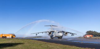 Portugal: Fourth Embraer C-390 with aerial refueling kit delivered Portugal receives fourth C-390M - ©Portugal MoD