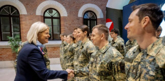 48 Bundesheer-Sportler fahren zu Olympia Olympia-Sportler des Bundesheeres werden verabschiedet – ©Bundesheer/Karlovits