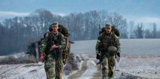 Deutschmeisterbund calls for a quick referendum Austrian Armed Forces soldiers march - ©Bundesheer/Oberdorfer