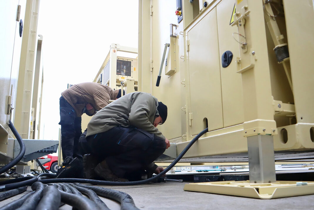 Container for Belgian 5-35 fighter jets - ©Luchtmacht