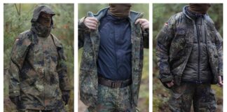 Combat clothing set for armed forces: Complete delivery by Hexonia The combat clothing set for the armed forces (KBS SK) supplied to the German Armed Forces by Hexonia. ©Hexonia
