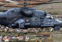 Ungarns letzter Mi-24-Kampfhubschrauber ausgemustert Ungarns letzter Mi-24-Kampfhubschrauber ausgemustert – ©Ungarn MoD