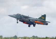 Brazil tests weapons from Elbit for the Saab Gripen E Brazilian Gripen E fighter jet - ©FAB
