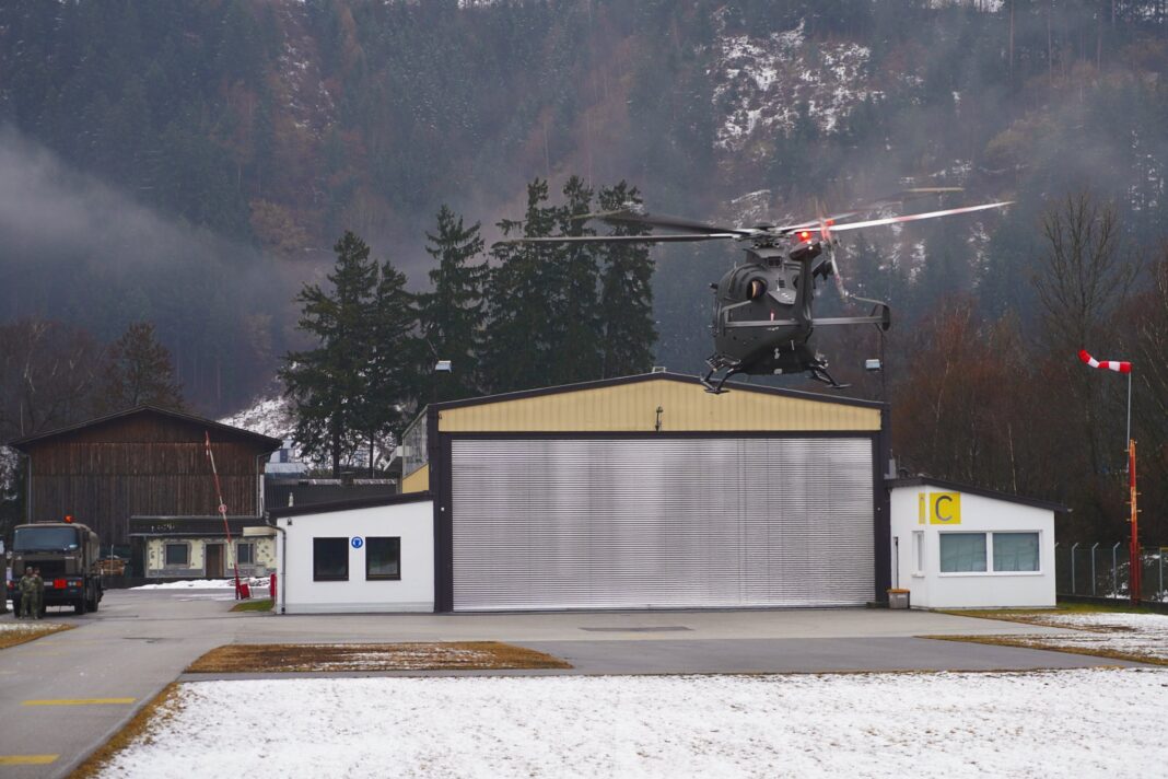 AW169 am Hubschrauberstützpunkt Vomp – ©Militärkommando Tirol