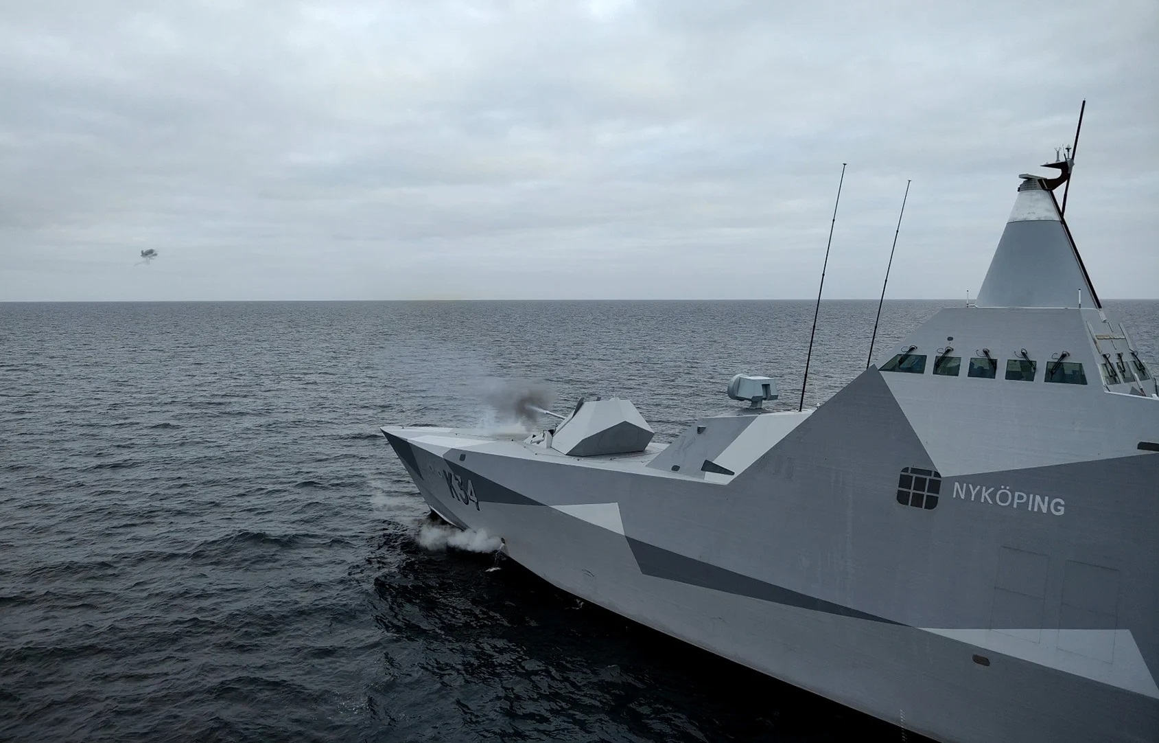 Radar upgrade strengthens Visby-class drone defense