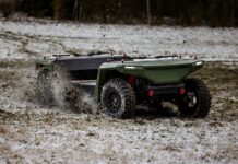 Quantum Systems stellt mit Mandrill neues UGV vor Das UGV Mandrill ist das erste einer geplanten Familie von bodengebundenen Robotersystemen – ©Quantum Systems