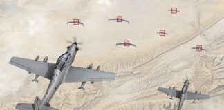 Embraer A-29 Super Tucano receives AI for drone defense Embraer A-29 Super Tucano as a drone fighter - ©Embraer