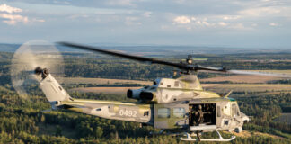 Czech UH-1Y Venom helps Poland in drone defense Czech Bell UH-1Y Venom multi-role helicopters are deployed in Poland - ©Czech Republic MoD