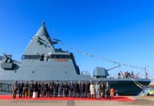 EDGE Group launches corvette program for Angola Launching of the corvette-class type ship - ©EDGE Group
