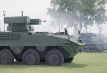 New video shows Pandur M-SHORAD with Moog tower Pandur Evolution with RIwP tower - ©GDELS