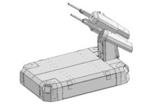 Startup-Unternehmen Riseport: Kostengünstige Drohnenabwehr Skizze: Das Drohnenabwehrsystem Argos von Riseport. ©Riseport
