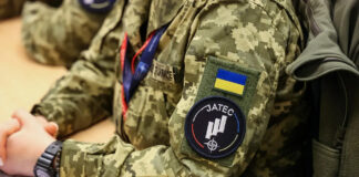 Ukrainische Soldaten bringen Front-Erfahrung in NATO-Übung ein Ukrainische Soldaten am JATEC – ©Ukraine MoD