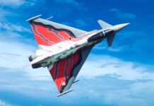 Eurofighter-Kampfjet in österreichischen Farben – ©Georg Mader