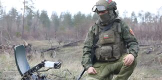 Russischer Soldat mit Spirit-030 – ©Archiv